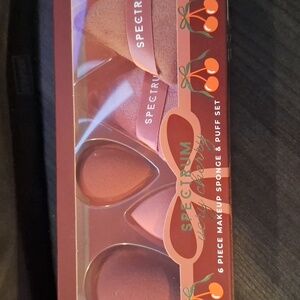 New Spectrum Very Cherry 6 Piece Sponge & Puff Bundle